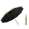 Protable Windproof Automatic Umbrella 12-bone Sunny and Rainy Dual Use 3 Folding Umbrella Vinyl Sun Shade UV Protection Parasol