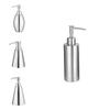 Stainless Steel Soap Dispenser Pump With Hand Press For Bathroom Storage