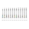 13 Pcs Watch Screwdriver Set Micro- Precision Jewelry Screwdriver 0.6-2.0mm Carbon Steel for Watch Repair Jewelry Work