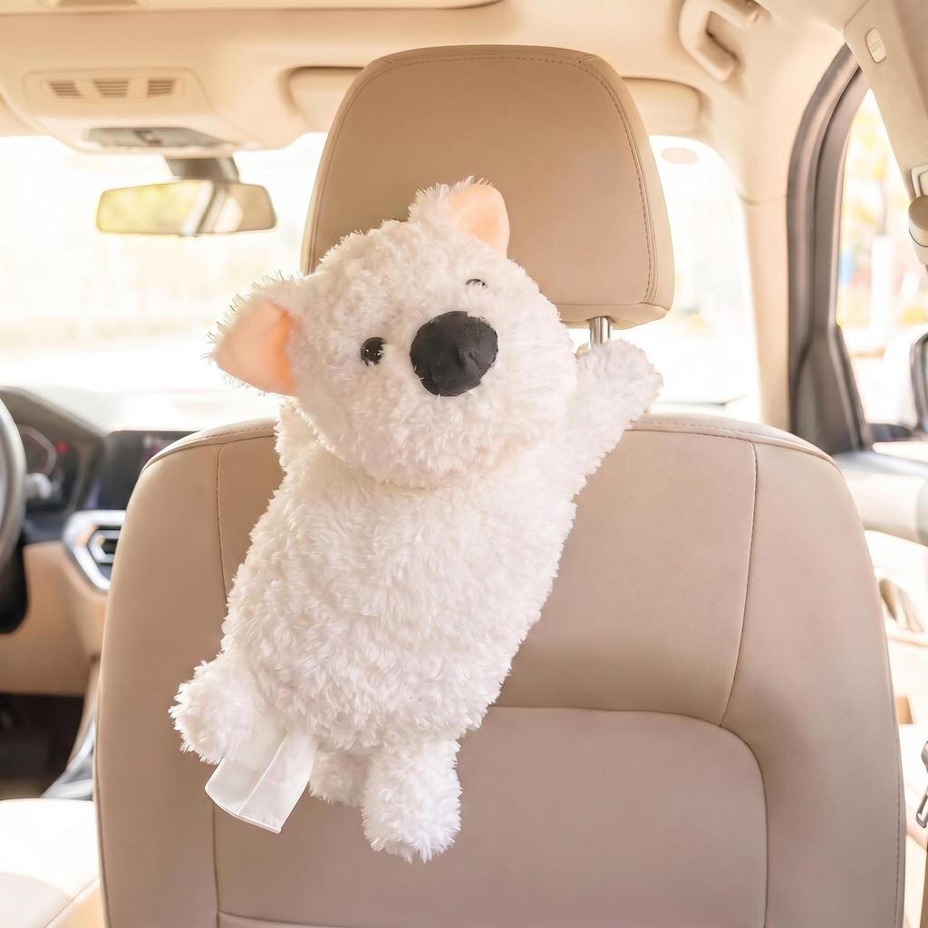 Creative Monkey Tissue Box Cover for Car - Cute Hanging Pull-Out Design
