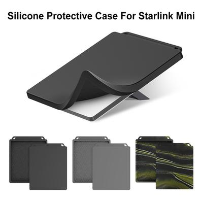 Silicone Full Coverage Case for Starlink Mini Outdoor Portable Case Anti-Drop Protective Cover Waterproof Satellite Dish Cover