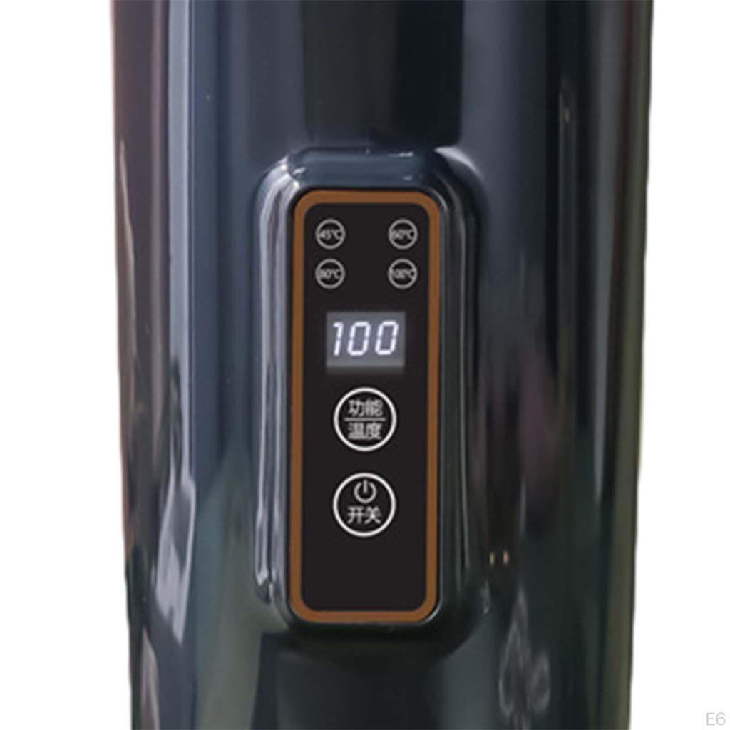 Elektrická ohřívací nádoba Nerezová přenosná konvice pro Office Hotel Travel zelená