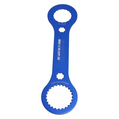 Chave para Garfo Dianteiro de Bicicleta Integrada Oca Liga de Alumínio Chave de Desmontagem para Bicicleta de Estrada