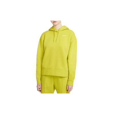 Sportswear Casual Fleece Pullover Hoodie Women Hoodies Fluorescent-Yellow CZ2591-344