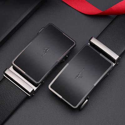 Ceintures pour Homme Ceintures Haut de Gamme à Boucle Automatique Ceintures en Cuir de Vache Ceintures Cadeau