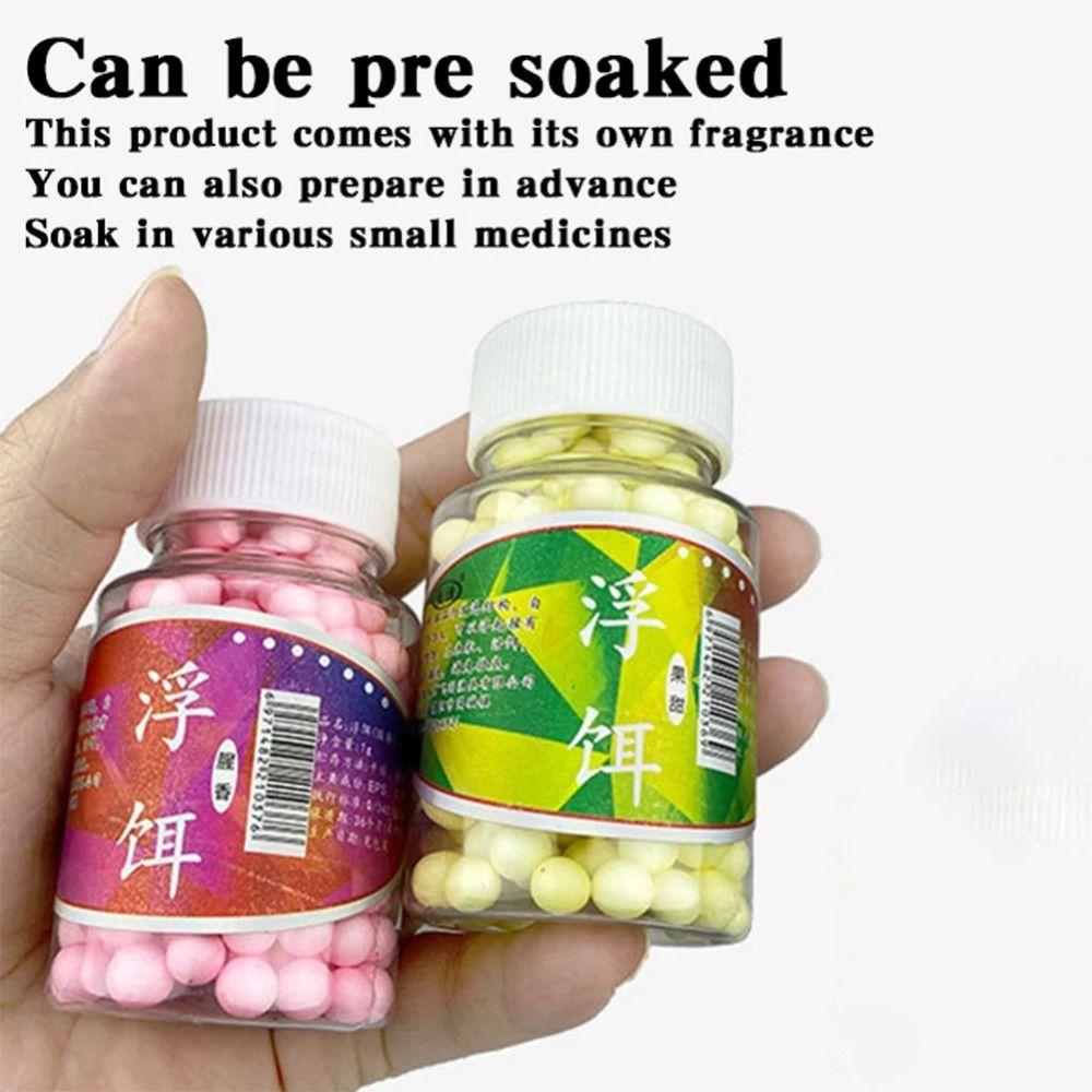 1 Bottle170pcs Foam Fishing Foam Buoyancy Crucian Carp Bait Reusable Fishing  Buoyancy Bait