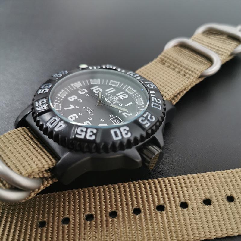 Addiesdive Men's Multifunctional Quartz Watch - Luminous, Outdoor, Waterproof