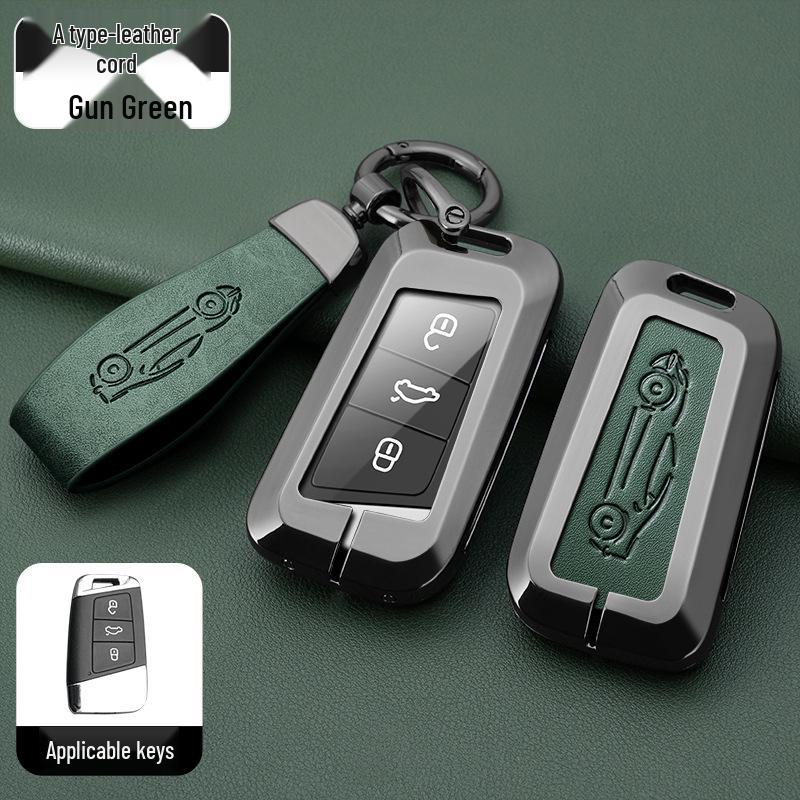 Metal Key Shell for Volkswagen Models: New Sagitar, Lavida Plus, Tayron, Tuon, Tiguan L, Bora, Magotan
