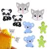 Knitting Stoppers 8x Koala Turtle Panda Cat Knitting Needle Caps Sweater Needle Caps Cute Cartoon Needle Tip Protectors Knitting