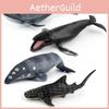 Blue Realistic Whale Pvc Marine Animal Figures For Educational Toys And Display