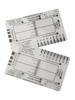 1/2pcs Ecg 7 Step Ruler 7 Step Scale Portable Transparent 7step Ruler Measurement Tool For Ecg Interpretation
