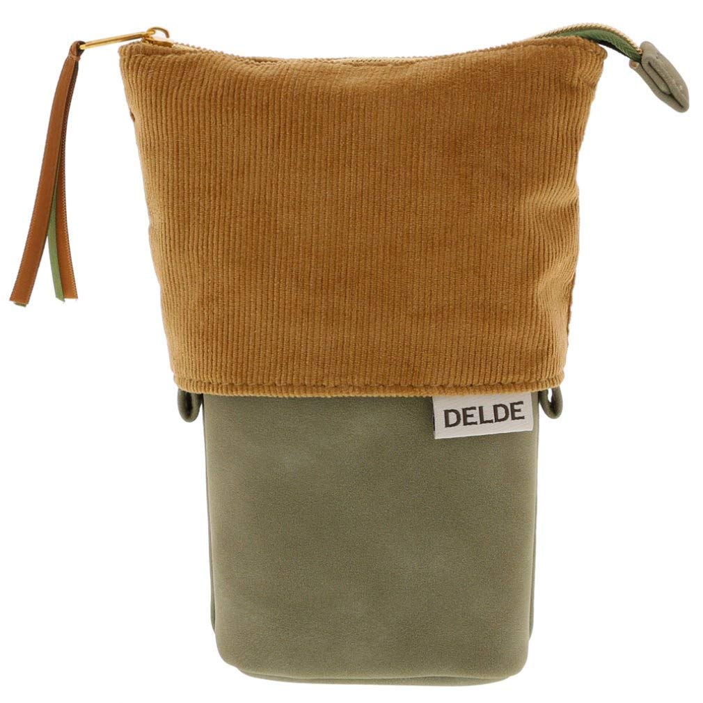 

Sunstar Stationery Pen Pouch Delde Corduroy Camel x Khaki S1416782