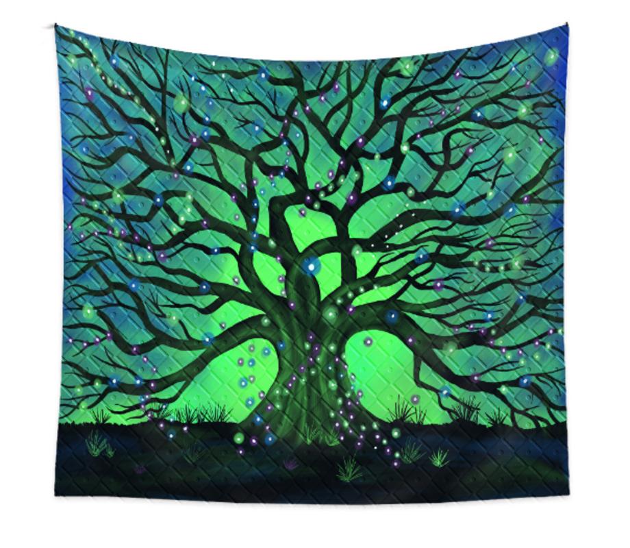 150*200cm colorful tree tree of life psychedelic tapestry psychedelic forest hippie art tapestry for living room bedroom Home Decor | Decorative tapes