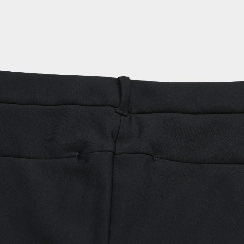 FILA Fleece Lined Warm Classic Simple Comfortable Sports Golf Straight Leg Casual Pants Women bottoms Deep-Black A11W615601FBK