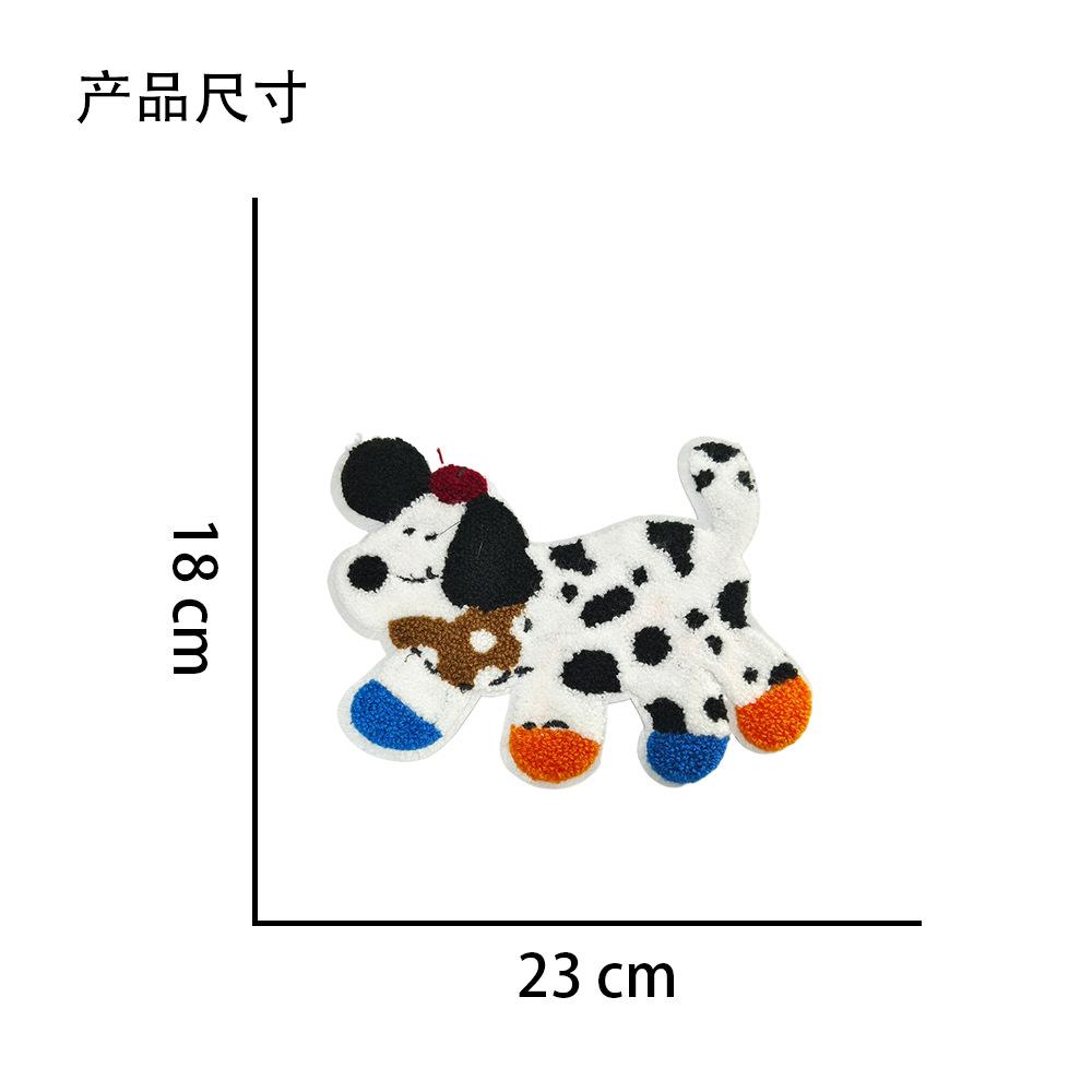 Computer Embroidery Towel Embroidery Dachshund Dog Cloth Sticker Clothes Bag Personalized Decoration Diy Patch Accessories
