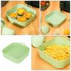 20cm Square Air Fryer Oven Silicone Baking Pan Heat Resistant Foldable Cake Mold with Hand Clamps (BPA Free, FDA Certified)