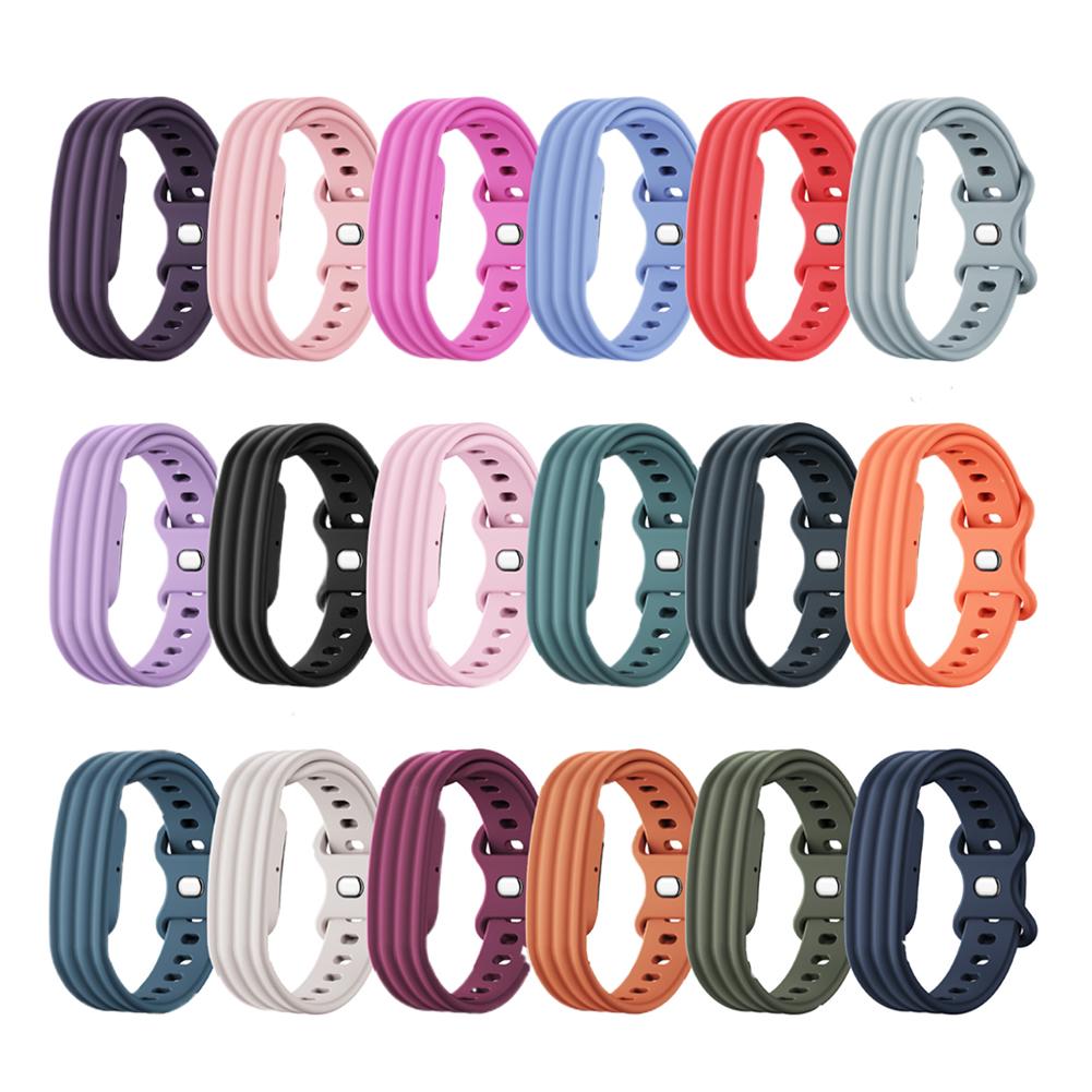 Hochwertiges Sport-Silikon-Uhrenarmband für Google Fitbit AIR, Verstellbar mit Schmetterlingsverschluss, Ersatz-Armband Uhrenzubehör