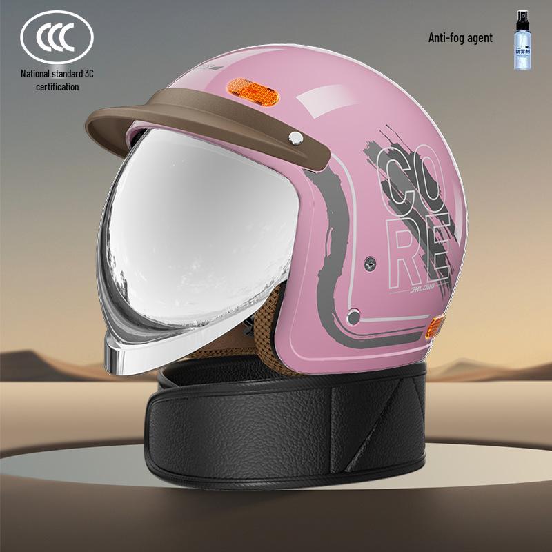 

Junhao Electric Motorcycle Helmet with Warm Neck Gaiter for Men and Women - Certified Safety for Winter Riding. Universal Size [55-62cm]