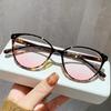 Stylish Cat Eye Gradient Sunglasses: Unisex Light Ins Street Style.