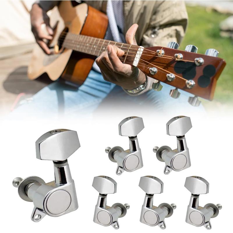 Folk Electric Guitar with Fully Enclosed Handle String Knob Winding Knob Tuner Guitar Accessories