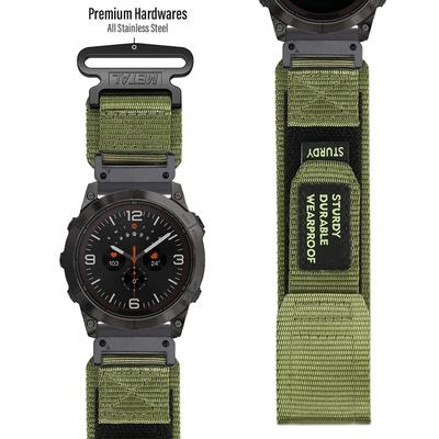 22mm 26mm Nejlon szíj Garmin Fenix 8 47 51mm 7X 6 6X Pro 5 5XPlus 3 3HR QuickFit Karkötőhöz Okosóra Forerunner 945 925 Szíj