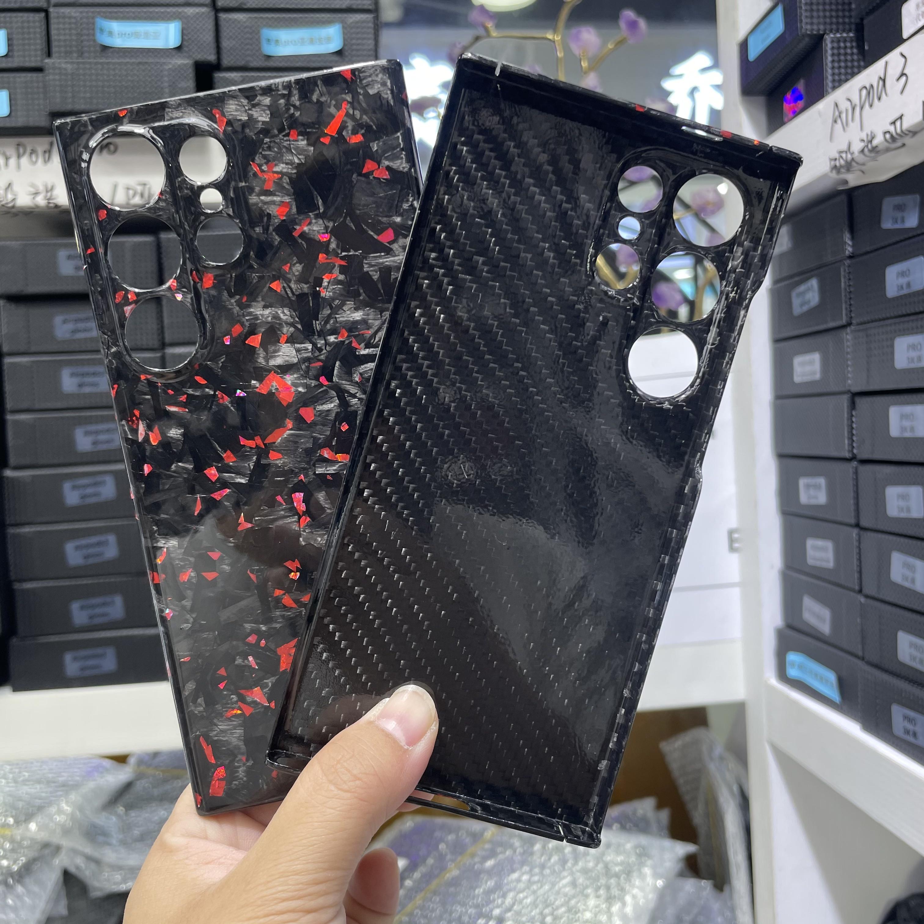 YTF-Carbon Oglekļa šķiedras vāciņš priekš Samsung