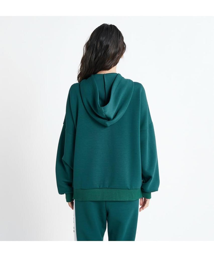 Roxy UP BEAT ZIP Size L Women's HOODIE, Green,