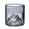 Transparent Household Whiskey Glass Simple Retro Heat-resistant Glass Snow Mountain Cup High-value Mountain Shape Wine Glass