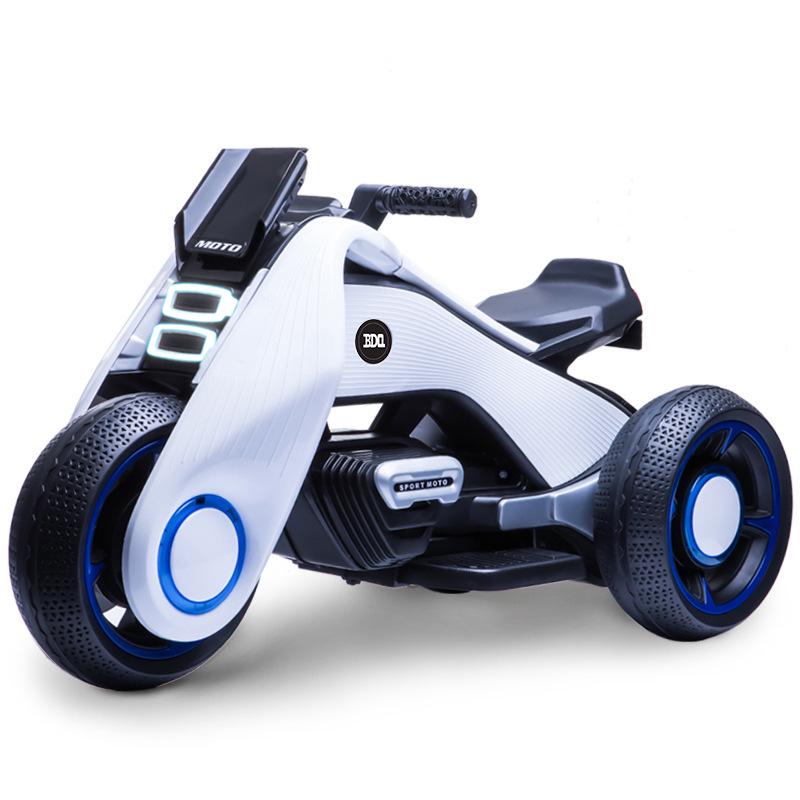 Electric Children's Tricycle: Ride-On Toy Motorcycle with Rechargeable Battery for Kids