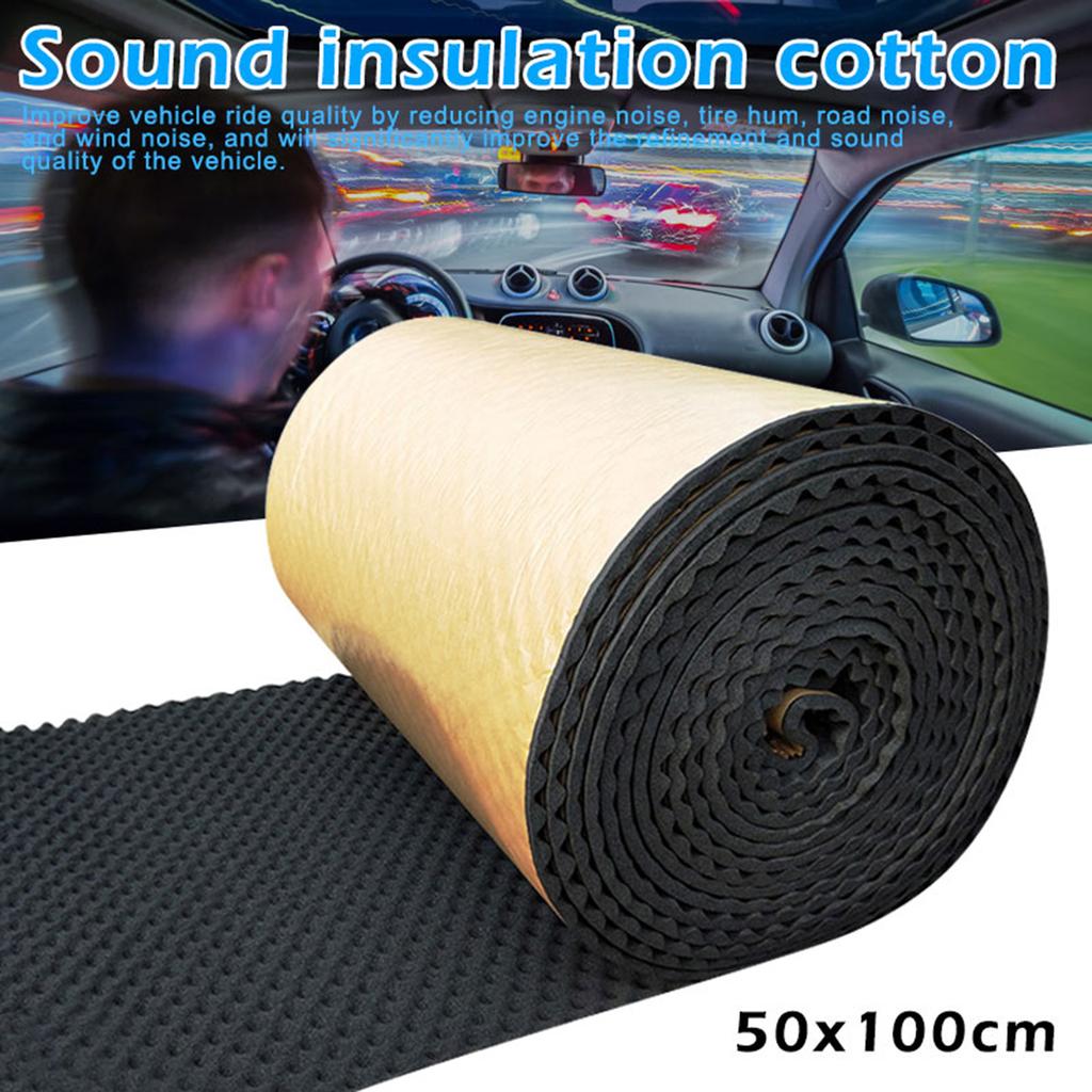 Car Sound Deadener Foam Pad Mat Acoustic Dampening Foam Pad for Car Boot Roofs Doors Wheel Arch