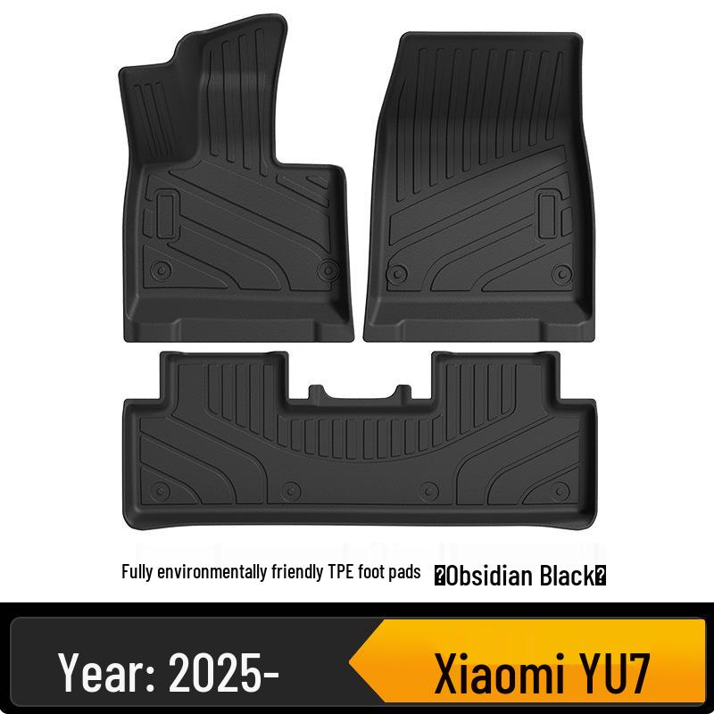 TPE Floor Mats for Xiaomi YU7 - Eco-friendly, Odorless, Color-Matching Interior.