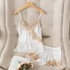 Women's Ice Silk Camisole & Shorts Set - Spring/Summer 2022 Trendy Pure Style