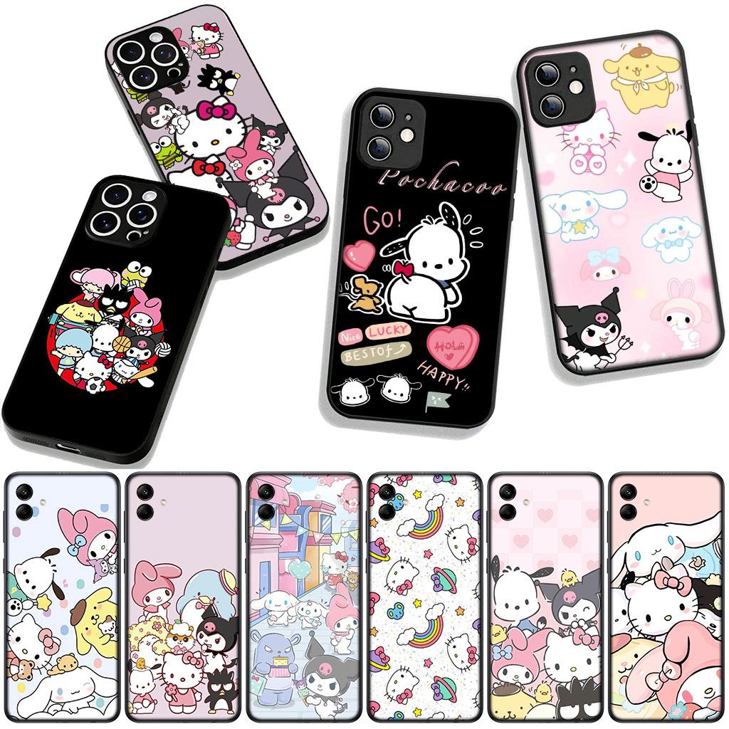 for Motorola Moto G04 G13 G14 G22 G23 G20 G32 G34 G35 G64 G82 G84 G53 G60 G72 E14 E15 E13 Case Hello Kitty Kuromi Cinnamoroll