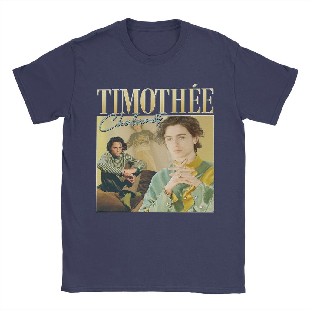 Casual Timothee Chalamet Actor TShirt Unisex Round Neck 100 Cotton T Shirt Short Sleeve Tees Plus Size Tops