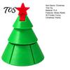 Holiday Desk Accessories Christmas Tree Fidget Toy, 3D Printed Flexible Sensory Decompression Transformation Deformable Monster Toys Figurine