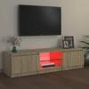 Vidaxl Szafka Pod Tv, Z Led, Dąb Sonoma, 140 X 40 X 35,5 Cm
