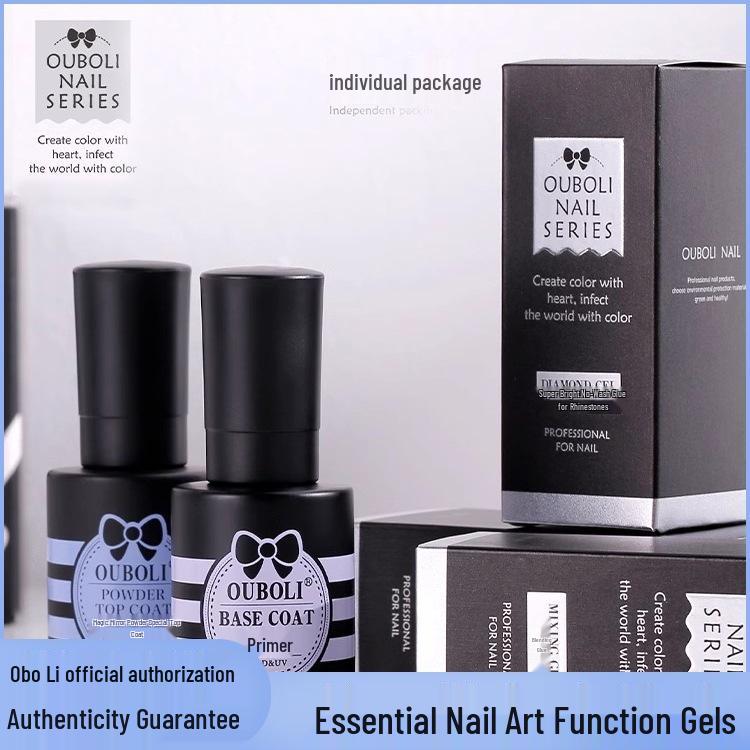 

Oubo Li Nail Gel: 20ml Base, Leveling, Strengthening, Matte Top Coat for Nail Art