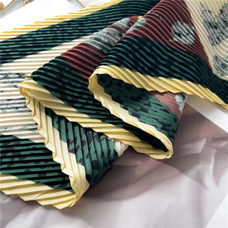 Four Seasons Available 70CM New Professional Scarf Decorative Scarf Diamond Fold Versatile Small Square Scarf