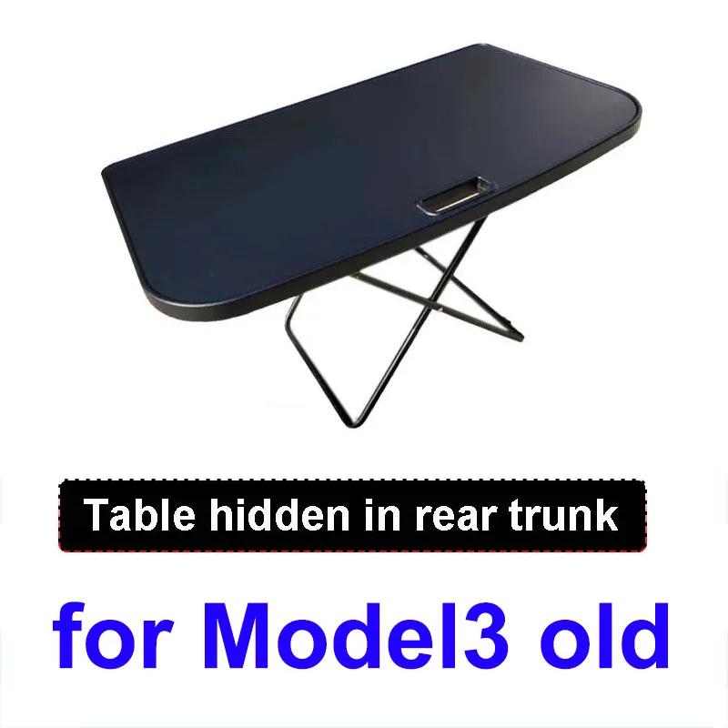 

Портативный столик для пикника в багажник для Tesla Model Y Juniper Model 3 Highland 2025 Дорожный складной столик Столик в багажник Автоаксессуары