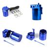 Oil Separator Reservoir Tanks Oil Catch Aluminum Can Kit Baffled with Air Filter Universally for Most Car