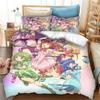 3D Printing Anime Tokyo Mew Mew 3D Print Bedding Set Duvet Covers Pillowcases One Piece Comforter Bedding Sets Bedclothes Bed