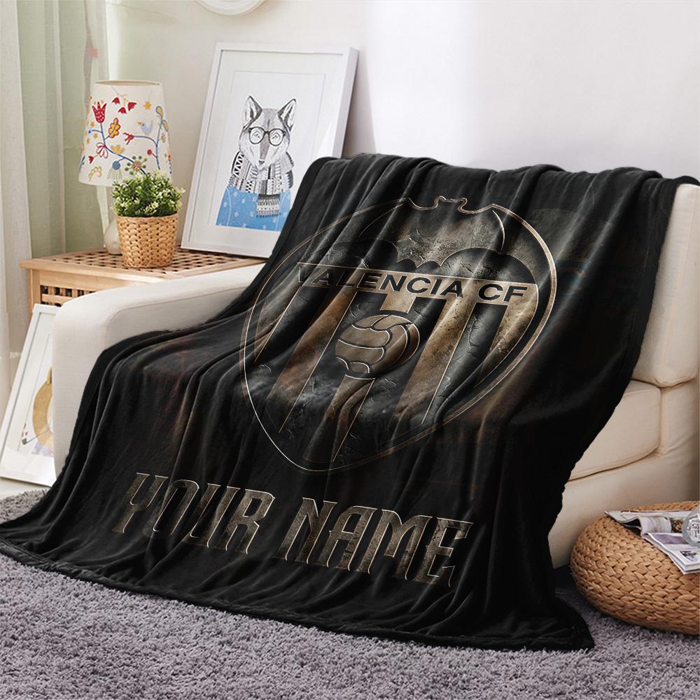Custom Name Valencia CF2 Flannel Blanket, High quality Comfortable for All Seasons, Home Decor, Warmth and Comfort