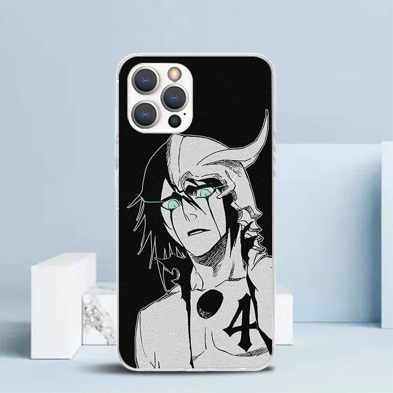 Bleach Ulquiorra Cifer 4 Soft Cover for iPhone 16 17 Air 15 14 Pro Max 16E Phone Case 13 Mini 12 11 7 SE 8 Print Pattern Fit Cas