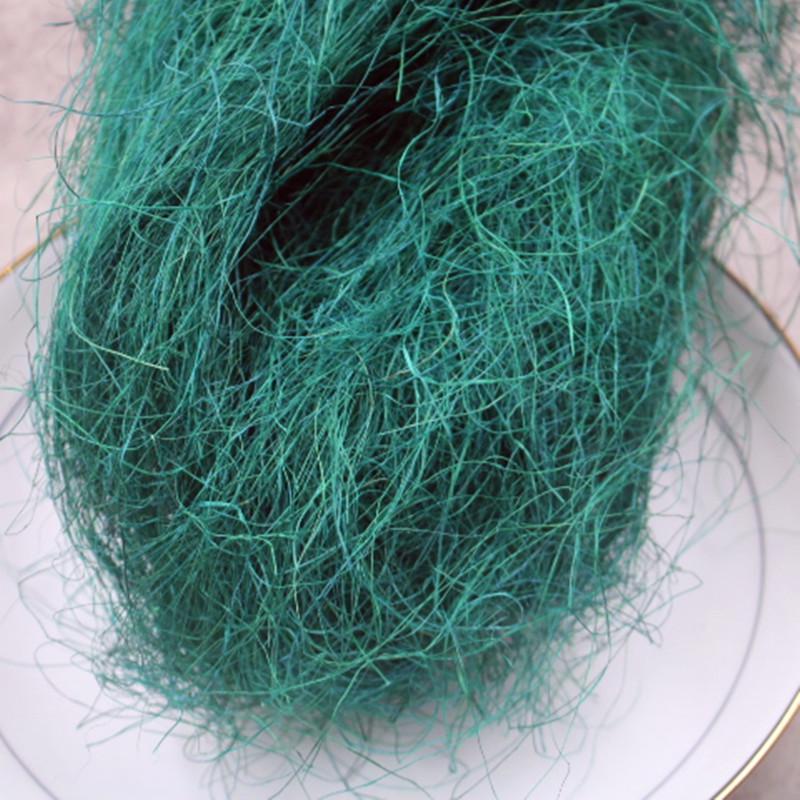Raffia Fine Hemp Silk Colored Filler for Weddings and Holiday Scenes