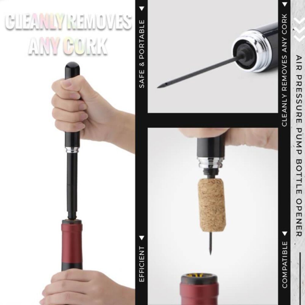 Steel Pin Pen Type Wine Corkscrew Wine Cork Remover Pocket Bottle Opener Wine Bottle Opener
