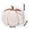 Handmade Knitted Pumpkin Decor - Soft Fall & Thanksgiving Ornament for Table Centerpieces, Mantels, Shelves, Porch, Home Decor