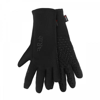 Rab Qah 53 Black Power Stretch Contact Grip Touch Gloves
