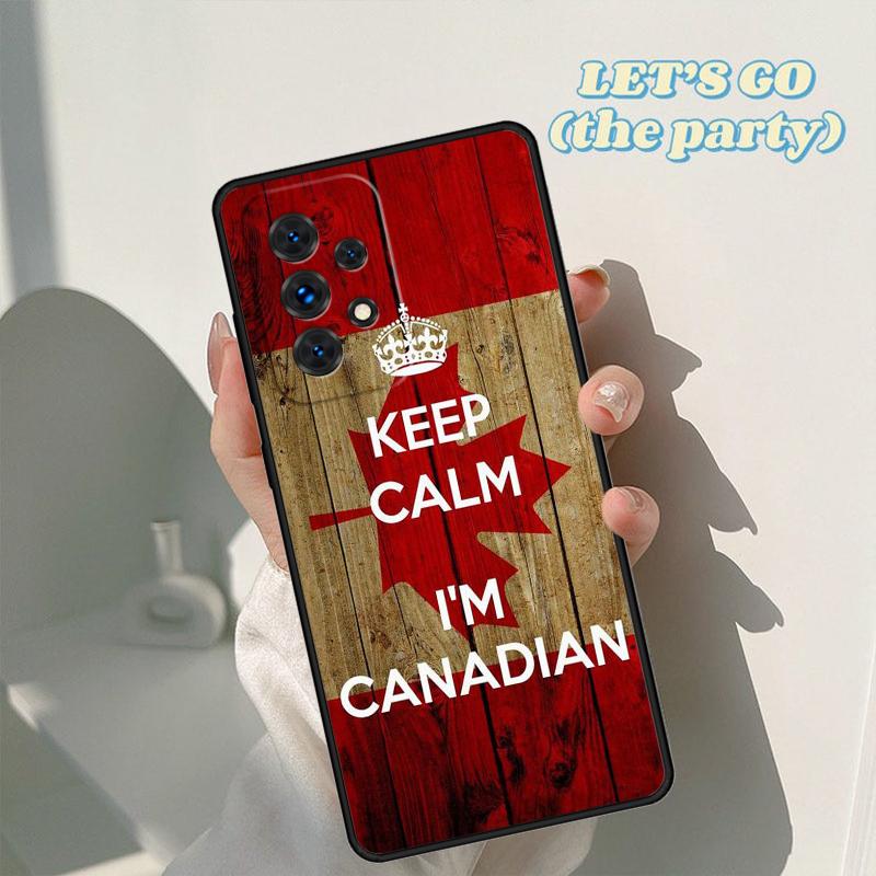 

Canada Canadian Flag phone case For Samsung Galaxy A42 A31 A40 A51 A71 A32 A80 A91 A52 A72 A73 A20e A21S A50 A70 A11 A12 Cover Samsung A71 5G