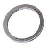 Portable Titanium Flat Keychain Rings Split Side Pushing Key Rings Heavy Duty Key Rings for Dog Tag Easy to Use