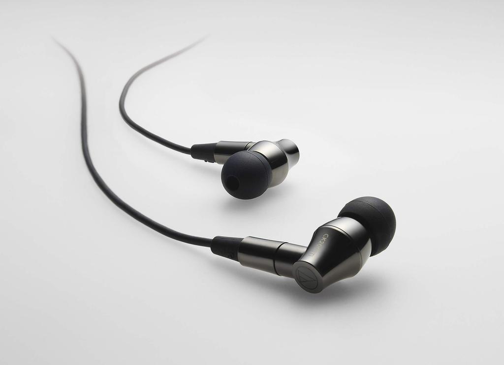 Kompatybilne ze źródłami dźwięku Słuchawki Audio-Technica ATH-CK2000Ti, przewodowe, douszne, o wysokiej rozdzielczości